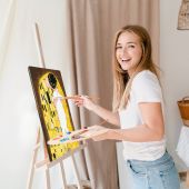 Картина за номерами x InnaRuda «Поцілунок»