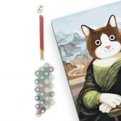 Картина по номерам «Кото Лиза» 