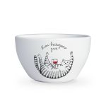 Глубокая тарелка "Кот выходного дня"