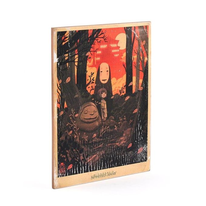 Деревянный постер "Spirited Away #2 vintage"