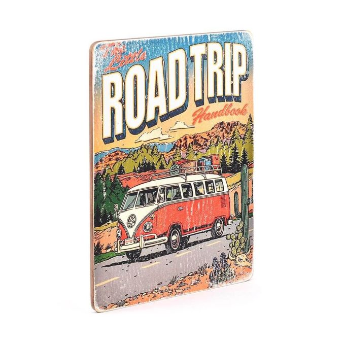 Дерев'яний постер "VW # 4 The little Road Trip"