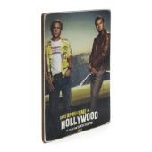 Деревянный постер "Once upon a time in Hollywood"