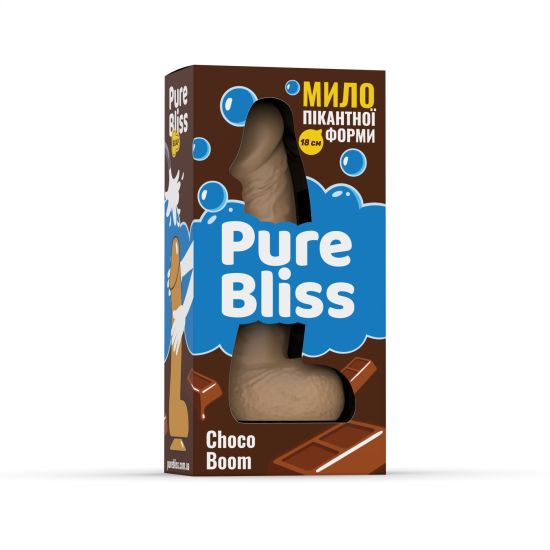 Мило пеніс Pure Bliss Big коричневий Choco Boom