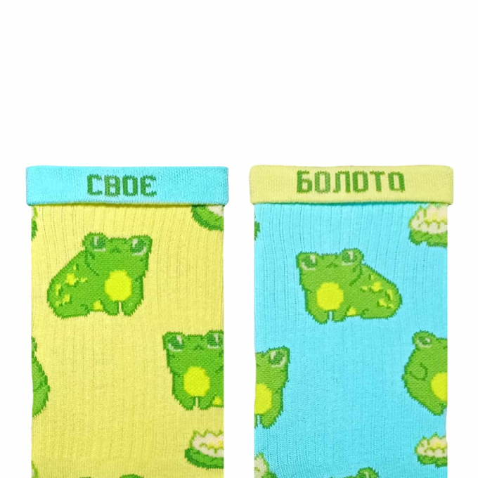 Шкарпетки Дід Носкарь Жабки