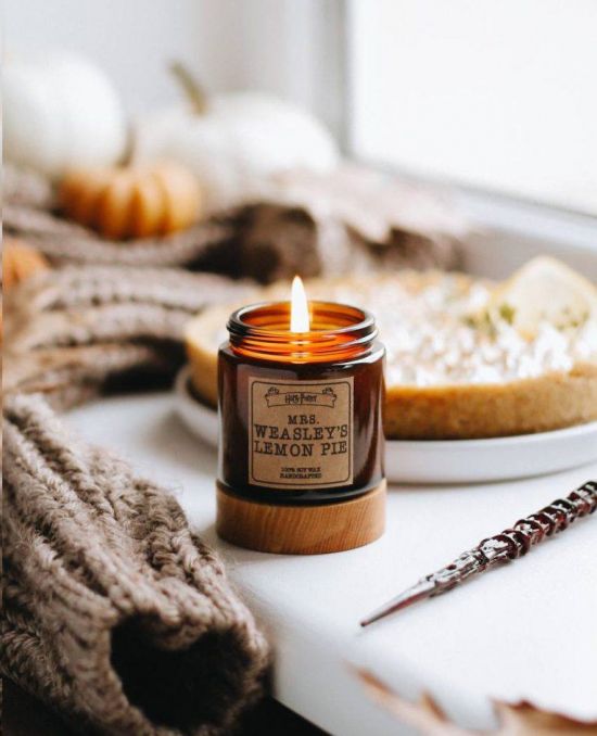 Соевая свеча по мотивам Гарри Поттера "Mrs. Weasley’s Lemon Pie"