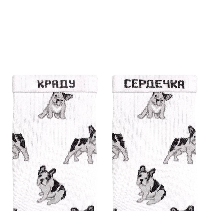 Шкарпетки Дід Носкарь Французький бульдог