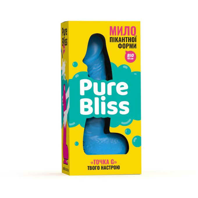 Мыло пенис Pure Bliss Big синий