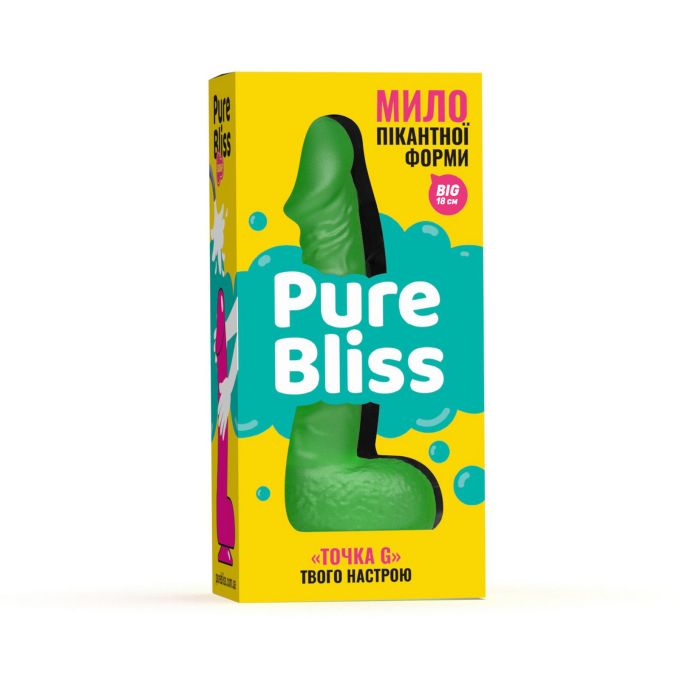 Мыло пенис Pure Bliss Big зеленый