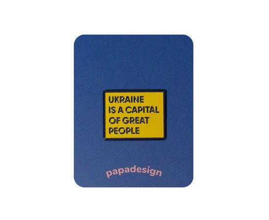 Значок "Ukraine is a capital"