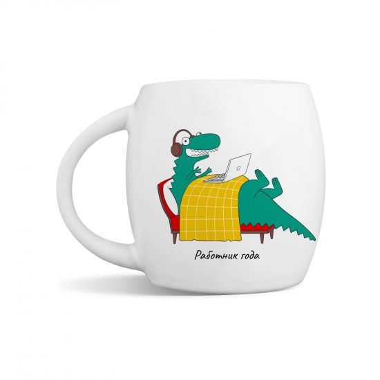Чашка «Рекс: Работник года» (RU)