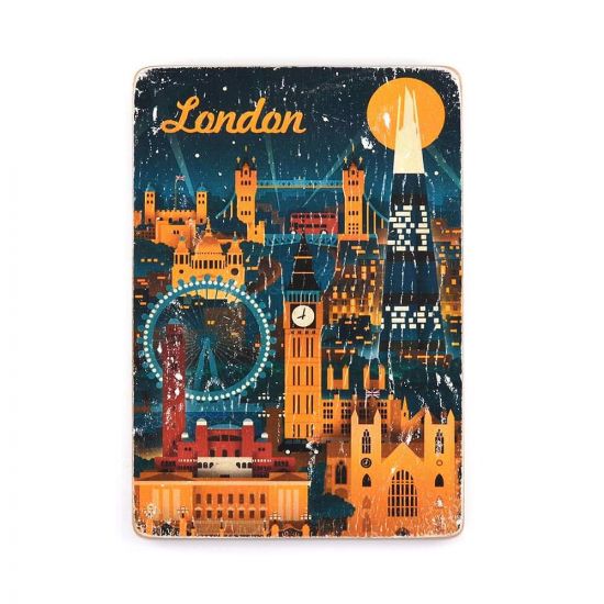 Деревянный постер "London #05"