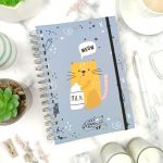 Блокнот на пружине "Meow"