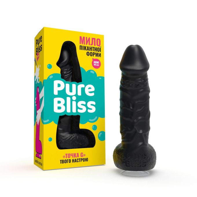 Мыло пенис Pure Bliss Mini чорный