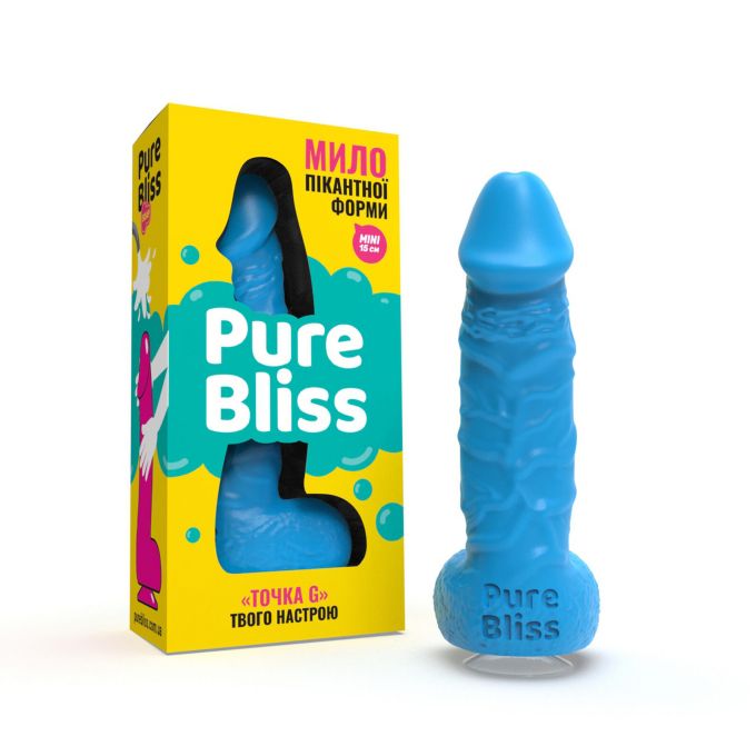 Мыло пенис Pure Bliss Mini синий