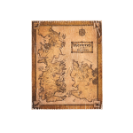 Деревянный постер "Game of Thrones #25 Vintage Map"