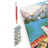  Картина за номерами «Човники на озері»