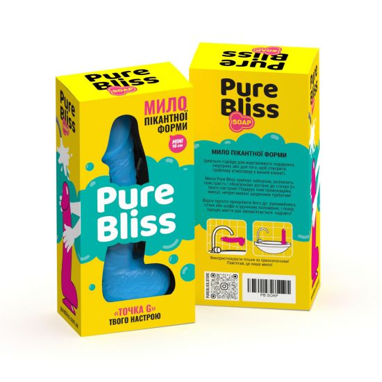 Мыло пенис Pure Bliss Mini синий