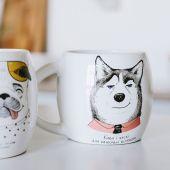 Чашка «Умный хаски»