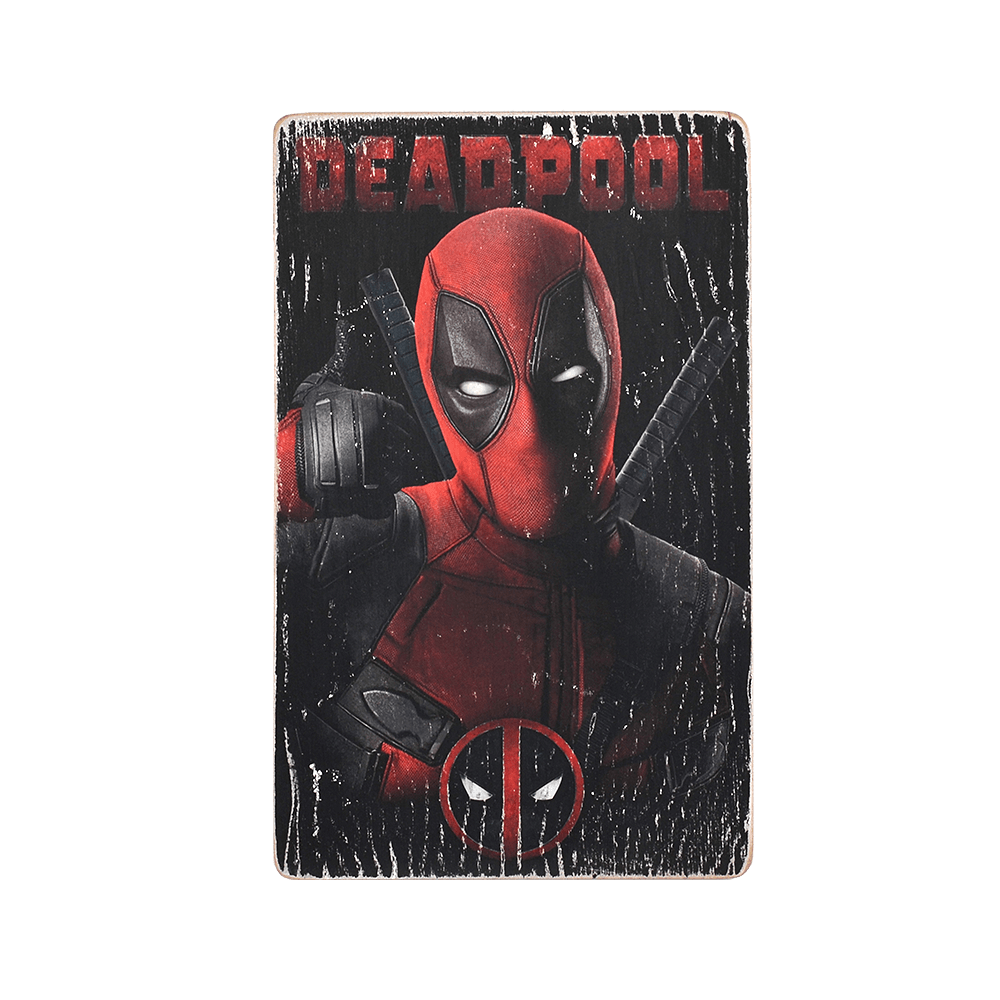 Деревянный постер "Deadpool#1"