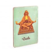 Деревянный постер "The Dude on carpet"