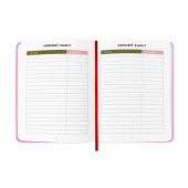 Щоденник читацький «Book lovers club» рожевий