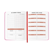 Щоденник читацький «Book lovers club» рожевий