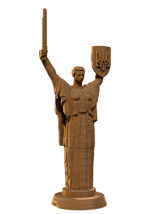 Картонний 3Д пазл "Україна-Мати"