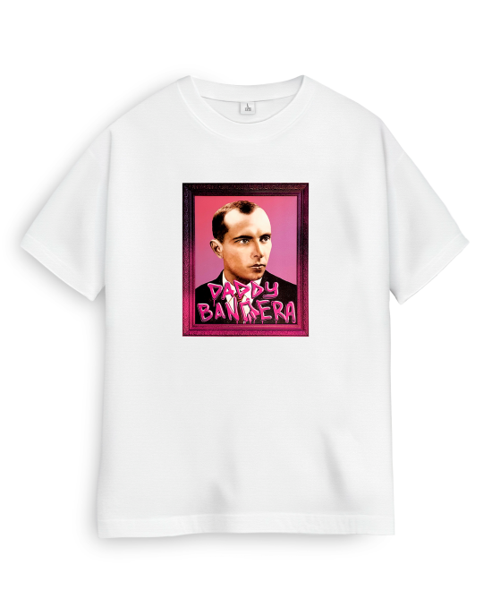 Футболка Vidro "Daddy Bandera" А4 біла