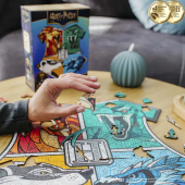 Фігурний дерев'яний пазл Гаррі Поттер - Гоґвортс (Colorful)