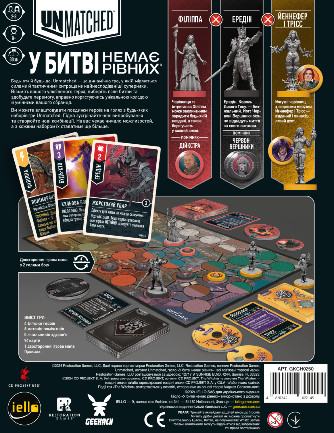 Unmatched: The Witcher. Упадок миров (Realms Fall)