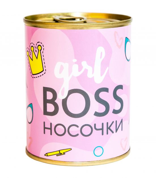 Консервированные носки "Girl Boss"