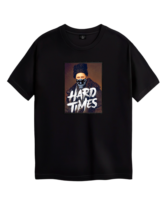 Футболка Vidro "Hard times" А4 чорна
