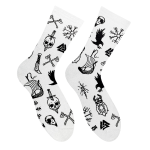 Носки Дед Носкарь Nordic Tattoo White