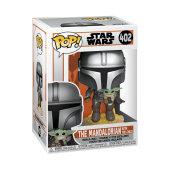 Игровая фигурка Funko POP! серии "Мандалорец" - мандалорец, который летит с малышом Игровая фигурка Funko POP! серии "Мандалорец" - мандалорец, который летит с малышом