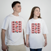 Футболка Maliunky Вышиванка  (белая)