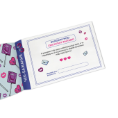 Чековая книжка желаний для него «Искушение»