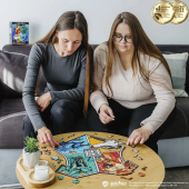 Фігурний дерев'яний пазл Гаррі Поттер - Гоґвортс (Colorful)