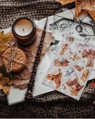 Соевая свеча по мотивам Гарри Поттера "Holidays in Hogwarts"