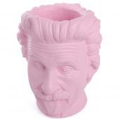 Арт-вазон "Эйнштейн" (розовый)