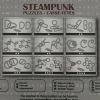 Набор головоломок 9 Steampunk Puzzles Gray set