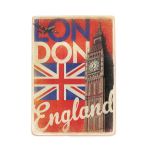 Деревянный постер "LONDON England"