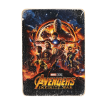 Деревянный постер "Avengers Infinity War"