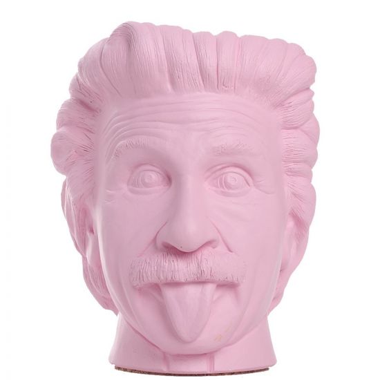 Арт-вазон "Эйнштейн" (розовый)
