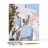 Картина за номерами «Дворик у Греції»