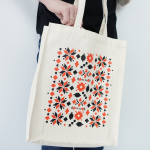 Шопер Maliunky Вышиванка объемный (бежевый)