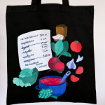 Шопер Maliunky Борщ (чорный)