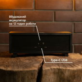 Нічник-панорама “Нічний ліс” чорний