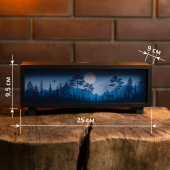 Нічник-панорама “Нічний ліс” чорний