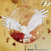 Фігурний дерев'яний пазл Гаррі Поттер - Гедвіґа