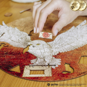 Фігурний дерев'яний пазл Гаррі Поттер - Гедвіґа